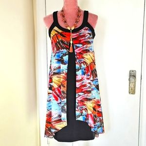 SoftWorks layered sundress, size Small.